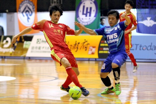 Chinese Taipei Enterprise Futsal League fiercely started in New Taipei City, Taiwan